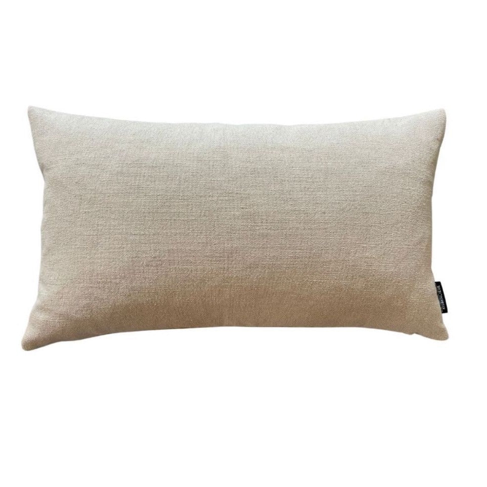 Leinenkissen Cozy Schlamm 50x30 | Manufaktur Kissenliebe®