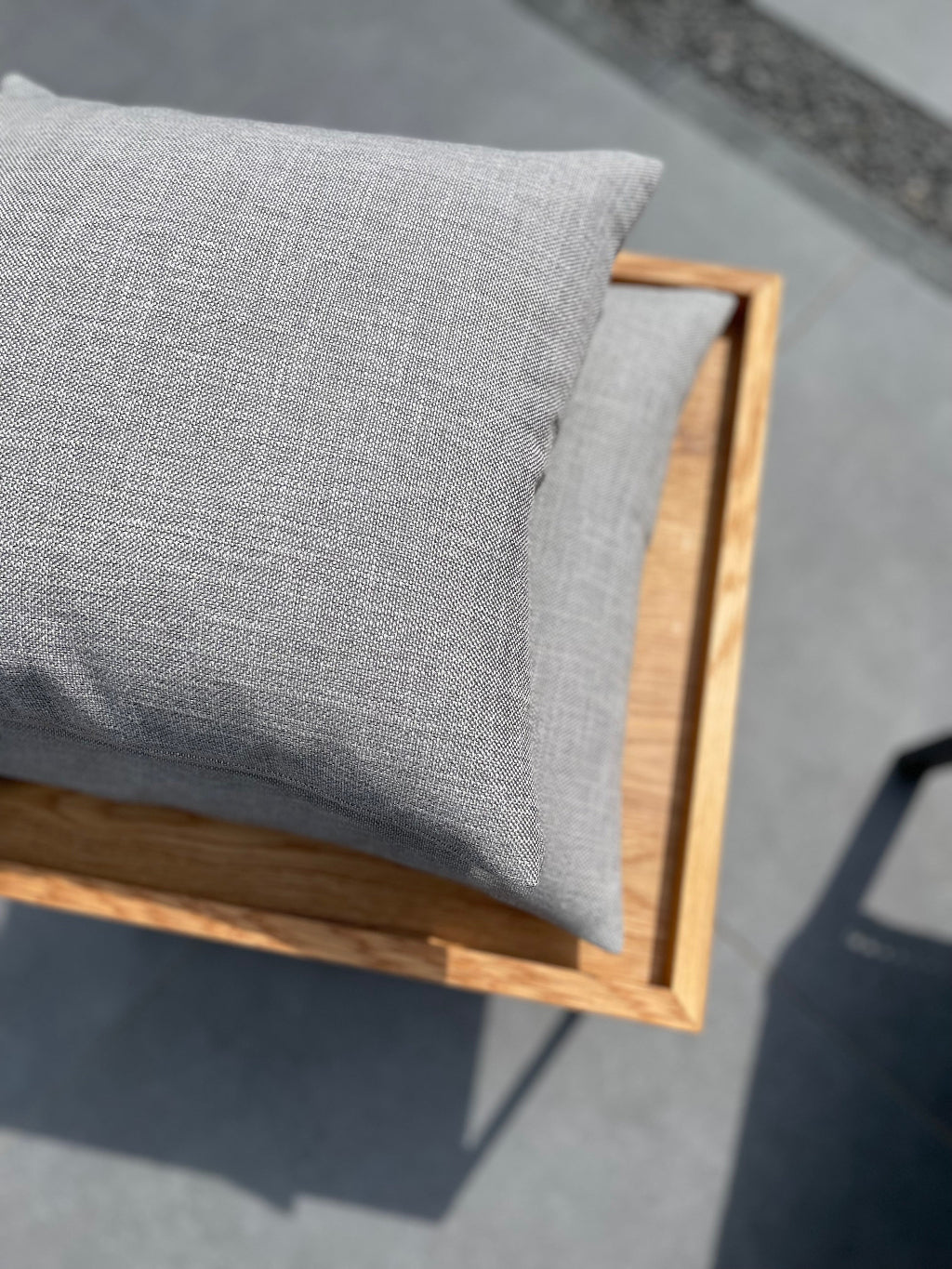 Dekokissen URBAN Grau 40x40 | Manufaktur Kissenliebe®