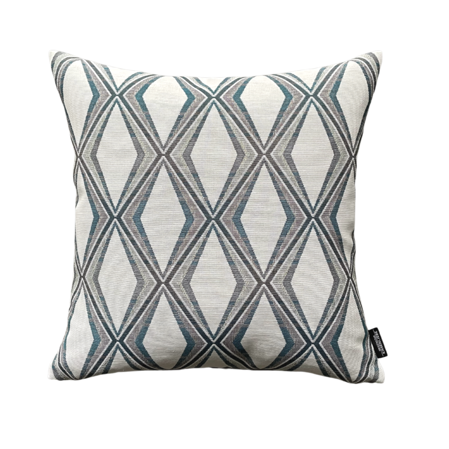 Kissen Prism Petrol 45x45 | Manufaktur Kissenliebe®