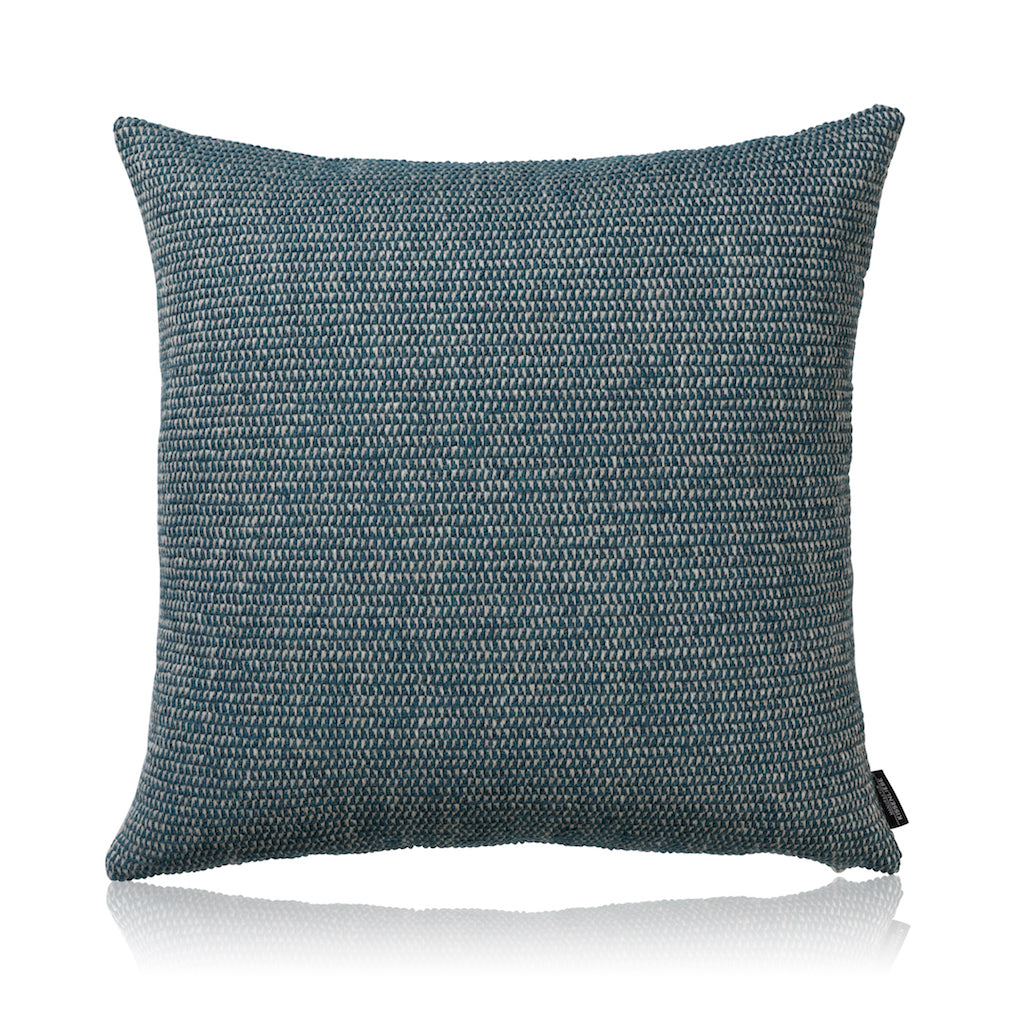 Dekokissen Petrol CROCHET 50x50 | Manufaktur Kissenliebe®