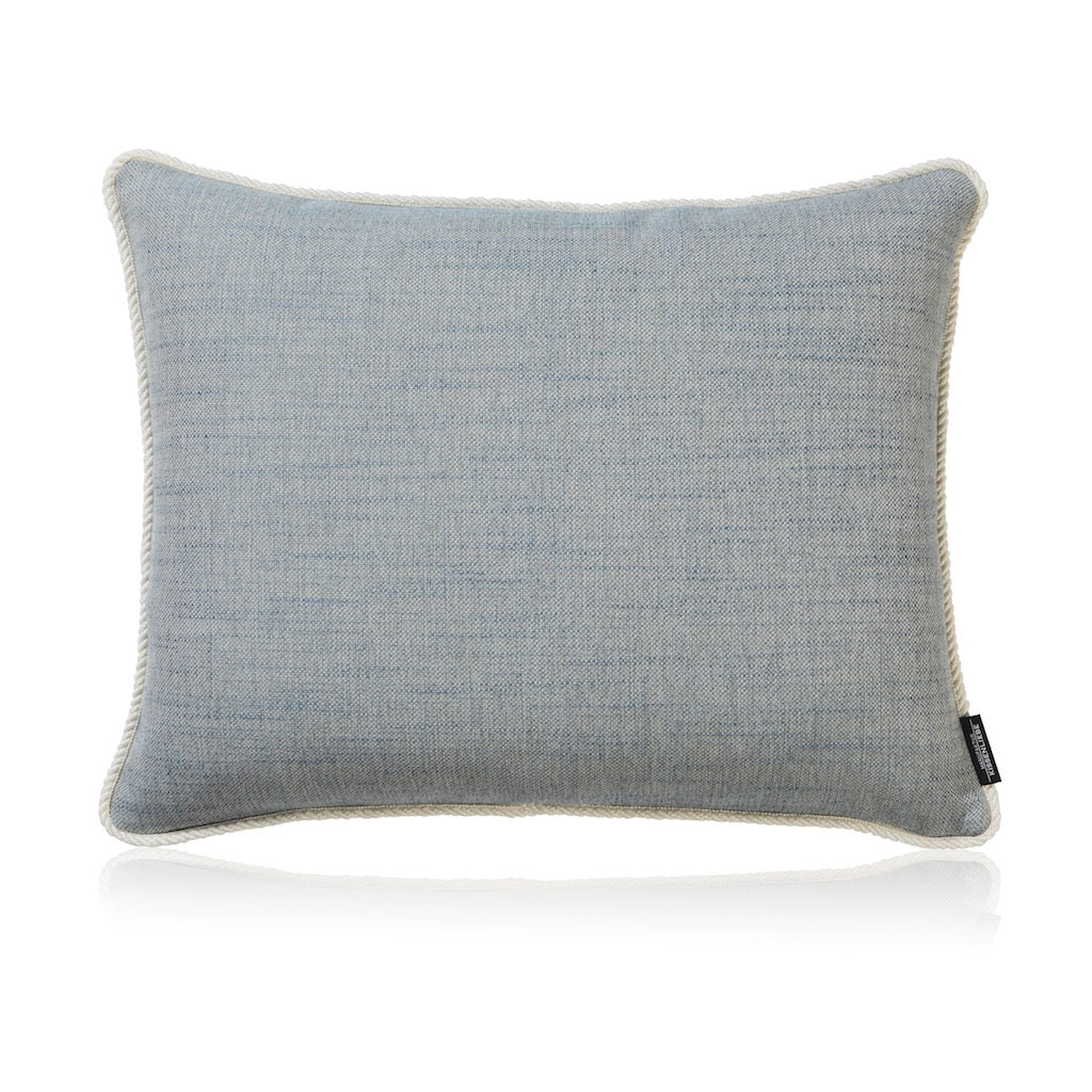 Sofakissen Blau Weiß  Baltic 50x40 | Manufaktur Kissenliebe®