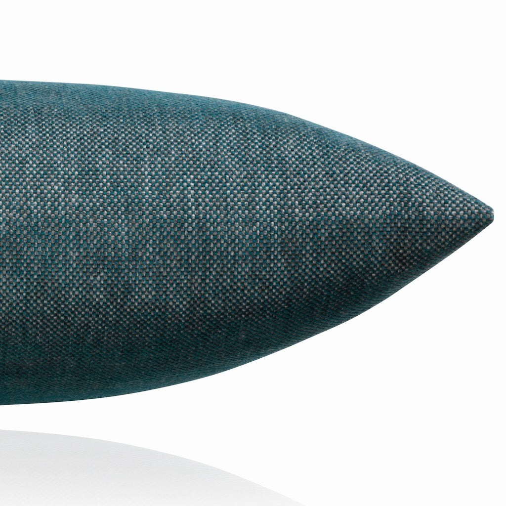 Kissen Petrol SHIMMER teal 40x40 | Manufaktur Kissenliebe®