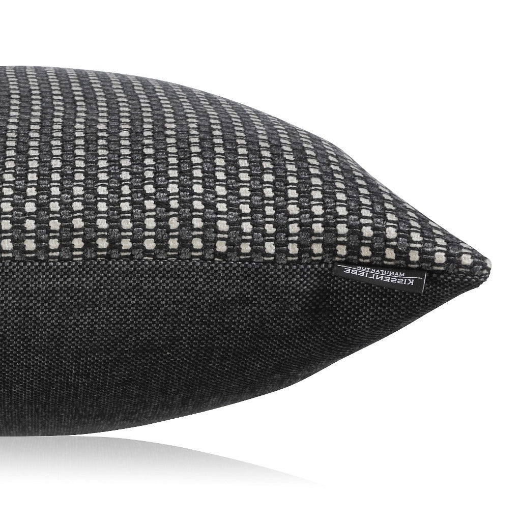 Edelkissen Schwarz Weiß PAVÉ 50x50| Manufaktur Kissenliebe®