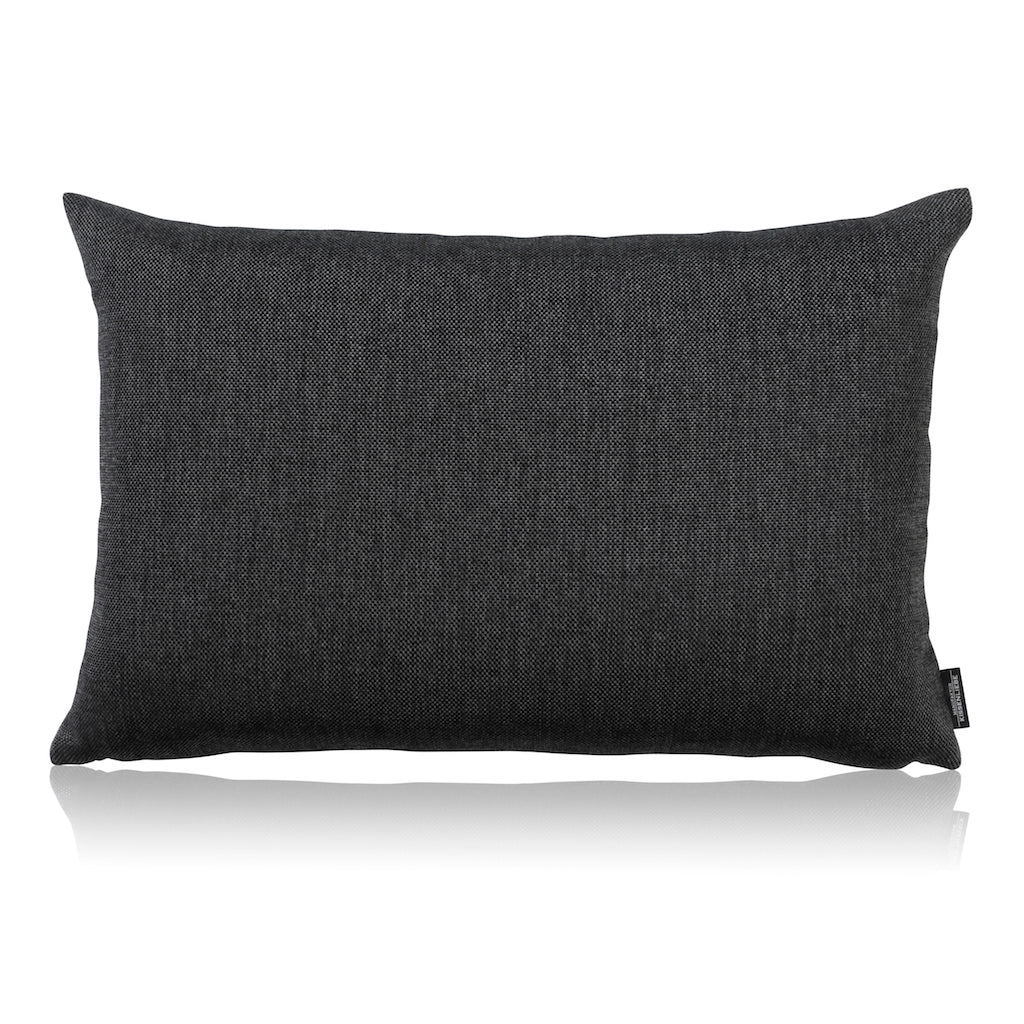 Dekokissen Schwarz SHIMMER 60x40 | Manufaktur Kissenliebe®