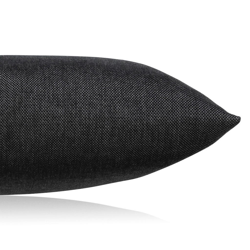 Dekokissen Schwarz SHIMMER 60x40 | Manufaktur Kissenliebe®