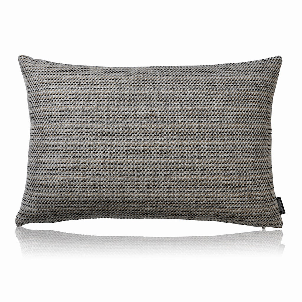 Luxuskissen Senfgelb/Grau KELIM 60x40 | Manufaktur Kissenliebe®