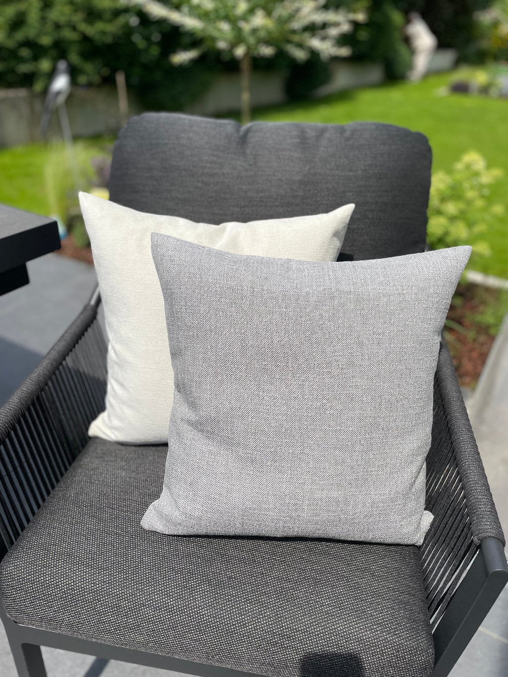Dekokissen URBAN Grau 45x45 | Manufaktur Kissenliebe®