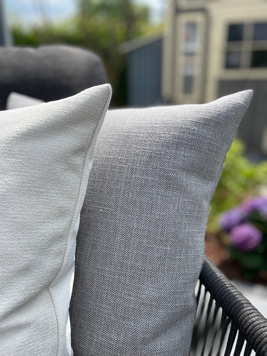 Dekokissen URBAN Grau 45x45 | Manufaktur Kissenliebe®