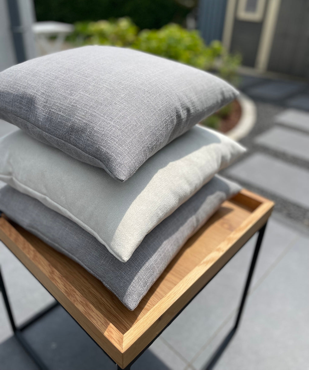 Dekokissen URBAN Grau 40x40 | Manufaktur Kissenliebe®