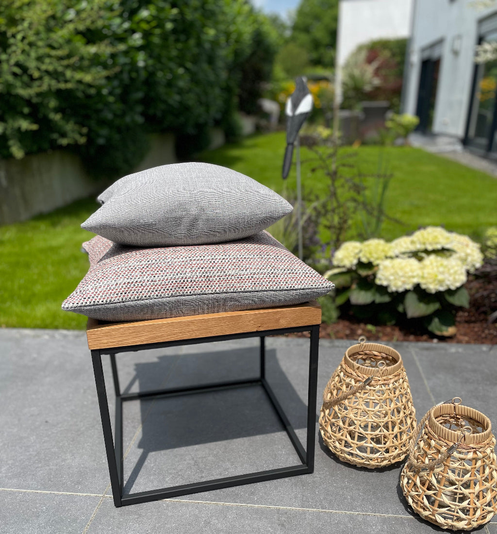 Dekokissen URBAN Grau 40x40 | Manufaktur Kissenliebe®