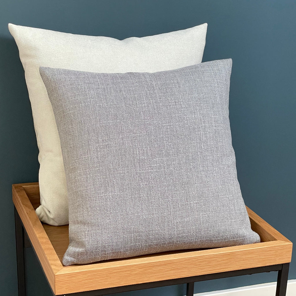 Dekokissen Elfenbein SMOOTH  ivory |45x45 | Manufaktur Kissenliebe®