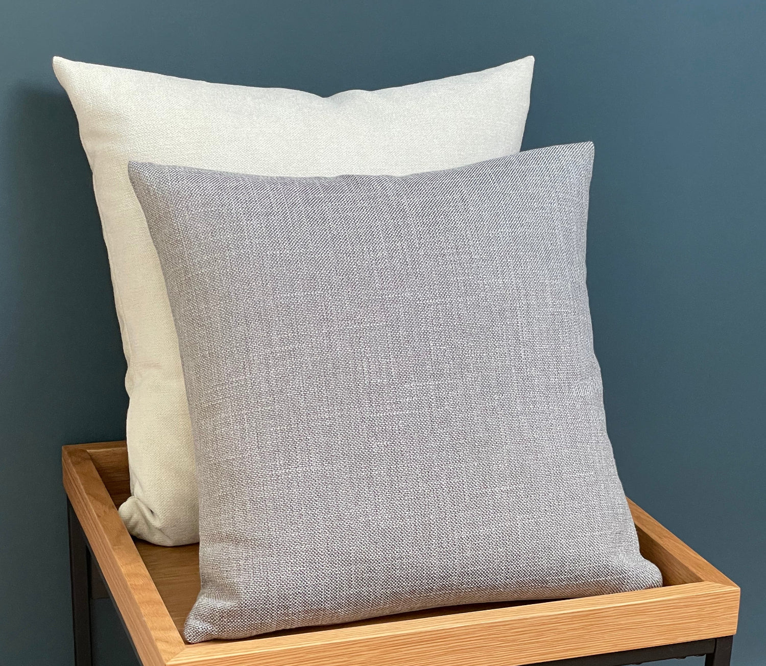 Dekokissen URBAN Grau 45x45 | Manufaktur Kissenliebe®