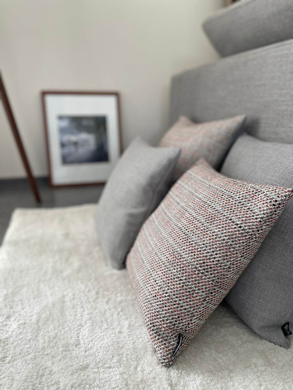 Dekokissen URBAN Grau 40x40 | Manufaktur Kissenliebe®