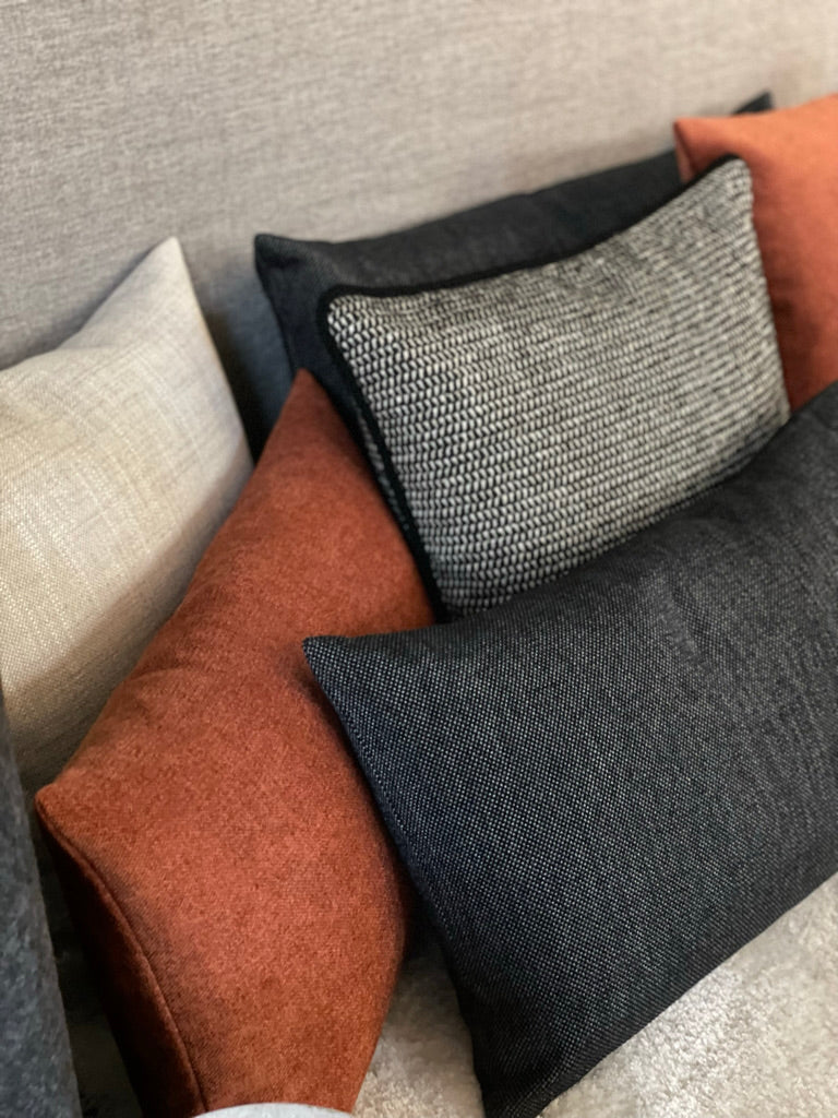 Dekokissen SHIMMER Schwarz 50x30