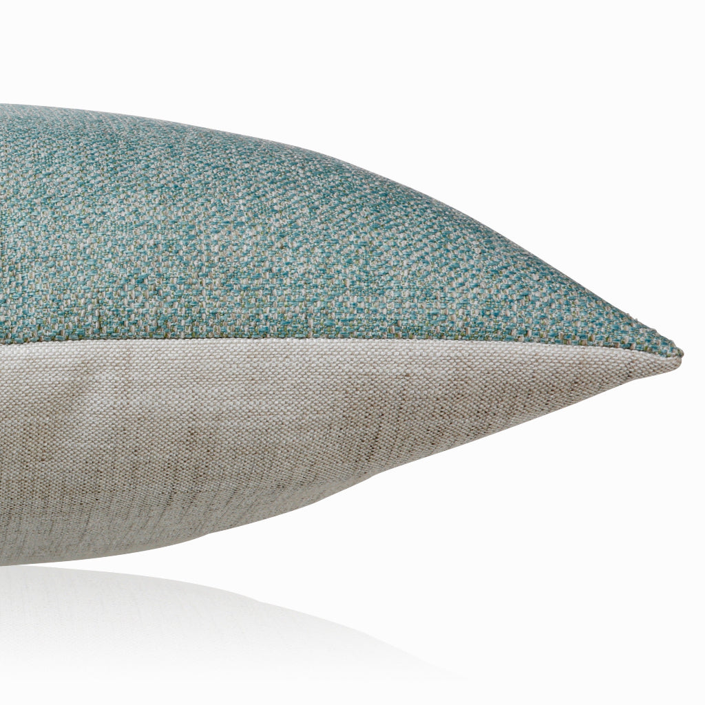 Dekokissen groß aquamarin 60x60 | Manufaktur Kissenliebe®